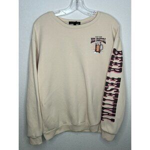 Social Scene Sweatshirt Womens Extra Large Beer Festival Colorado Craft Beer XL